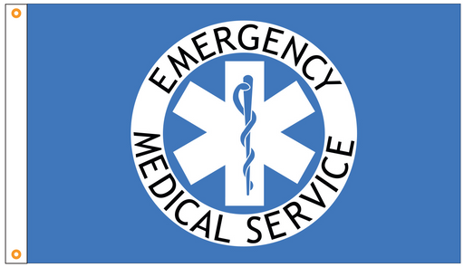 EMS flag for sale - emergency medical service flag for sale - made in usa - flagman of america
