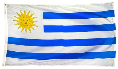Uruguay outdoor flag for sale