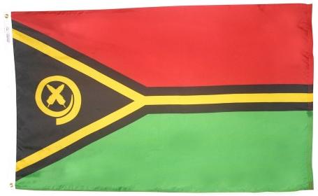 Vanuatu outdoor flag for sale