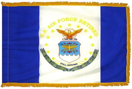 Air Force Retired Indoor/Parade Flag