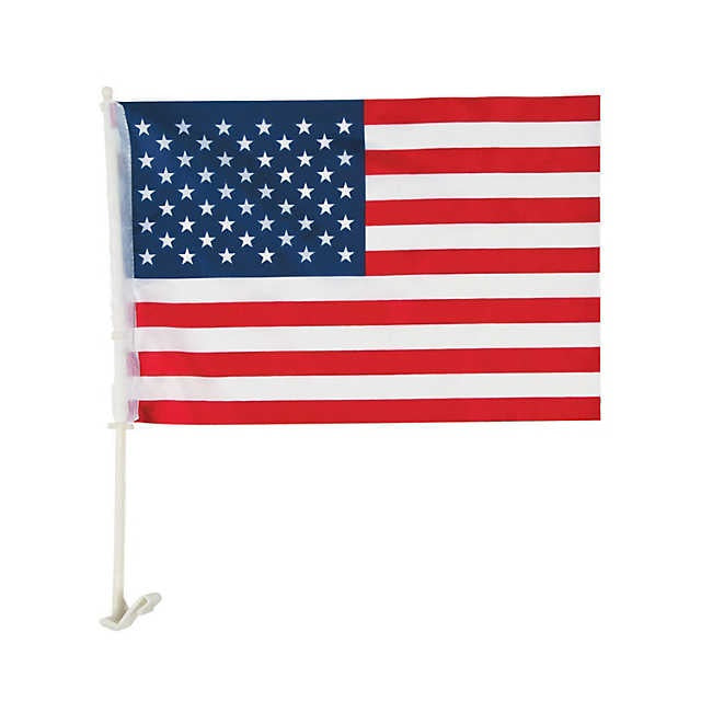 American Car Window Flag *Clearance*