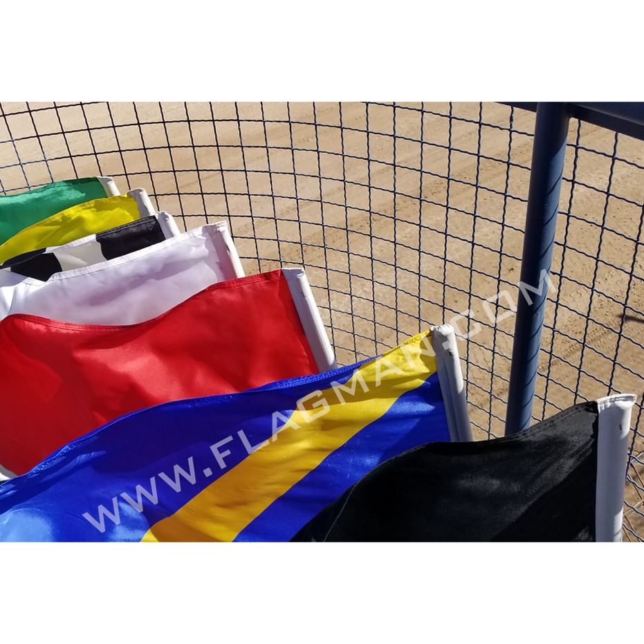 Solid Black Professional Race Flag | TrackFlag™ Solid Black Race Flag ...