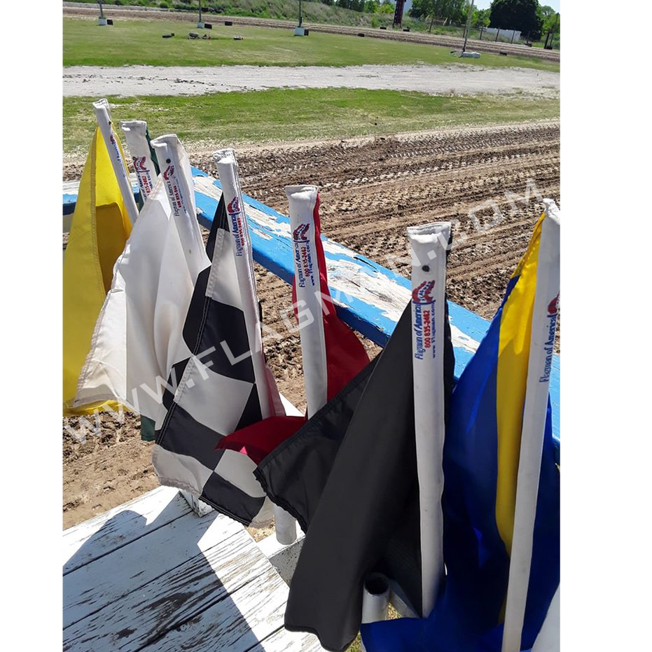 Flagman Races Solid Black Professional Race Flag | TrackFlag™ Solid Black Race Flag ...