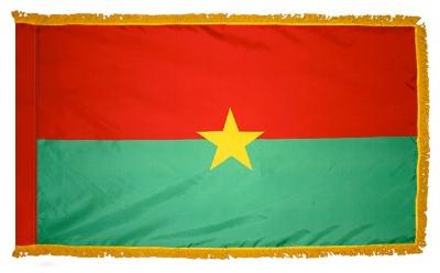 Burkina Indoor Flag for sale