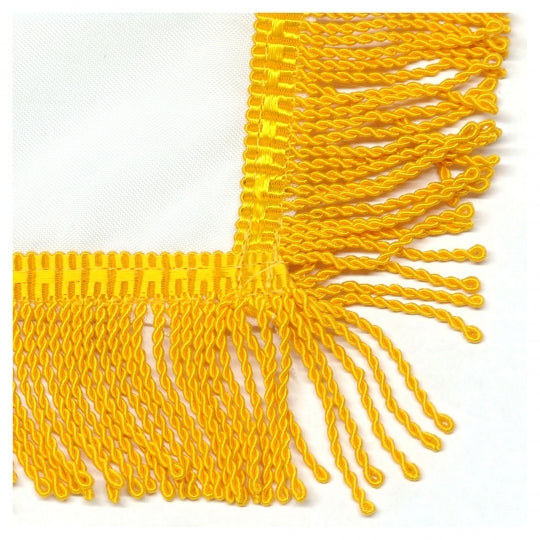 Sewn Indoor Christian Flag With Fringe for sale