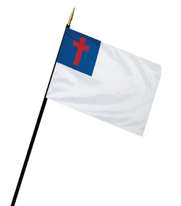 Mounted Christian Classroom Flags