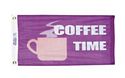 Coffee Time, Novelty Flag for sale