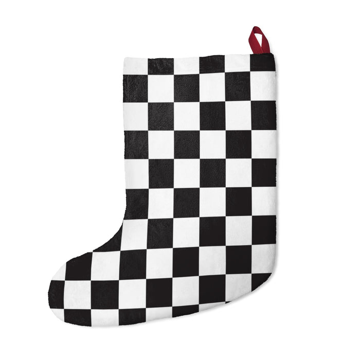 Checkered Christmas Stockings