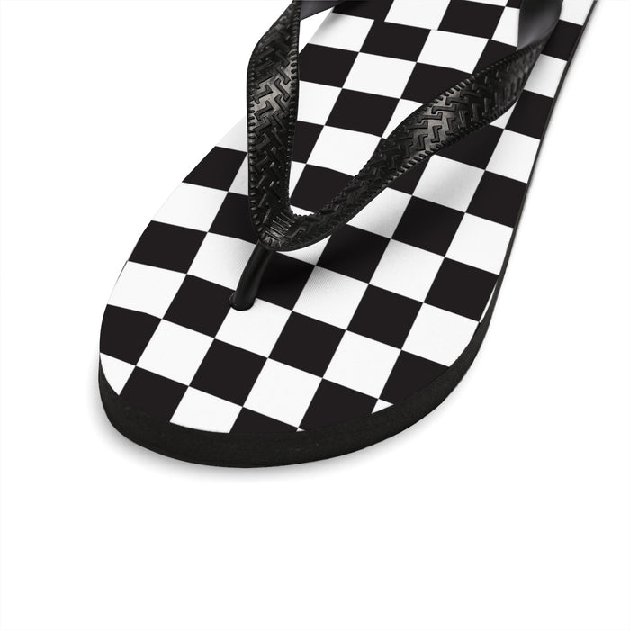 Checkered Unisex Flip-Flops