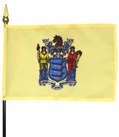 Miniature New Jersey Flag