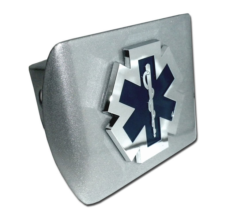EMT Hitch Cover for Sale - EMS Hitch Cover for Sale - Star of Life Hitch Cover for Sale - Made in USA - Flagman of America