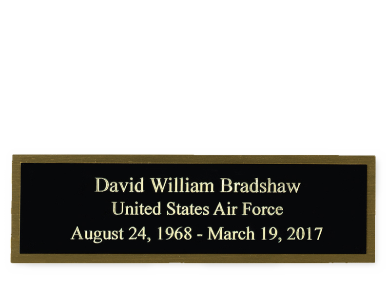 Personalized Engraved Plate