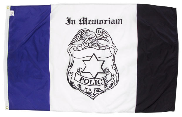 Police Memorial Flag for Sale - Made in USA - Flagman of America