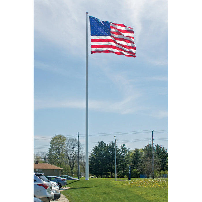 Commerical Grade Aluminum Flagpole - Internal Cam Cleat - Lifetime Warranty - Made in USA