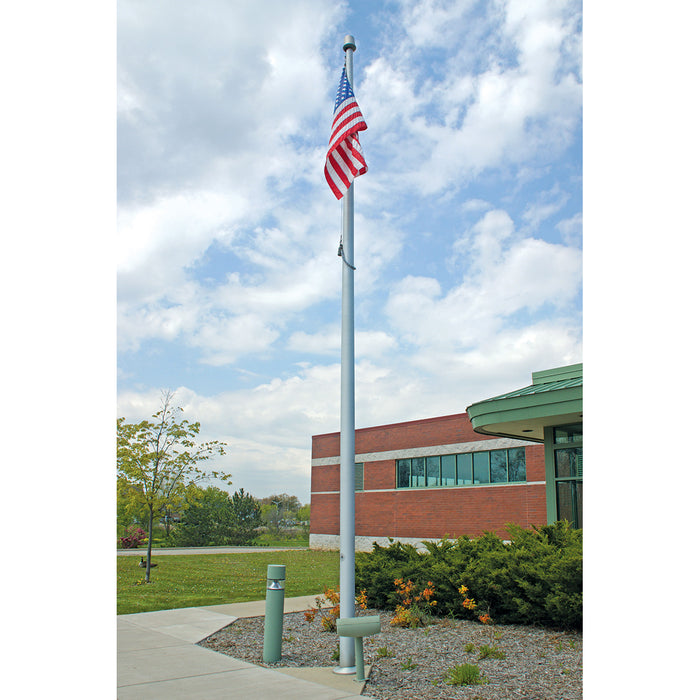 Commercial Grade Aluminum Flagpole - Internal Winch - Lifetime Warranty - Made in USA
