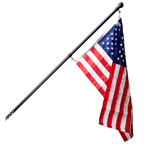 Indoor Flagpole Kit (No Flag) w/ topper, pole parts