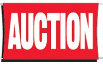 Auction Banner for Sale | Auction Banners 