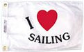 I Love Sailing Flag | I Heart Sailing Flag | Nautical Flag