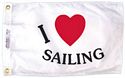 I Love Sailing Flag | I Heart Sailing Flag | Nautical Flag