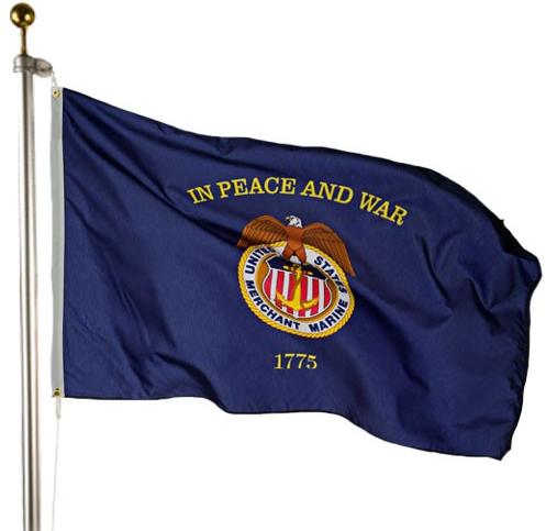Merchant Marine Outdoor Flag
