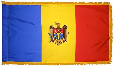 Moldova Indoor Flag for sale