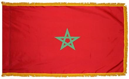 Morocco Indoor Flag for sale