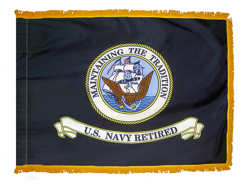 Navy Retired Indoor/Parade Flag