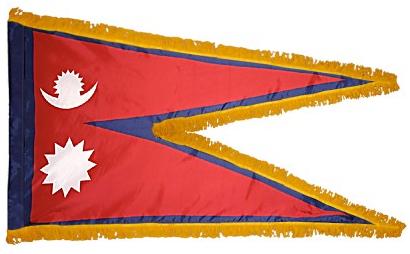 Nepal Indoor Flag for sale