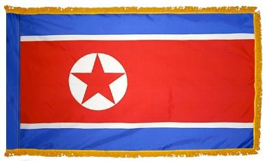 North Korea Indoor Flag for sale
