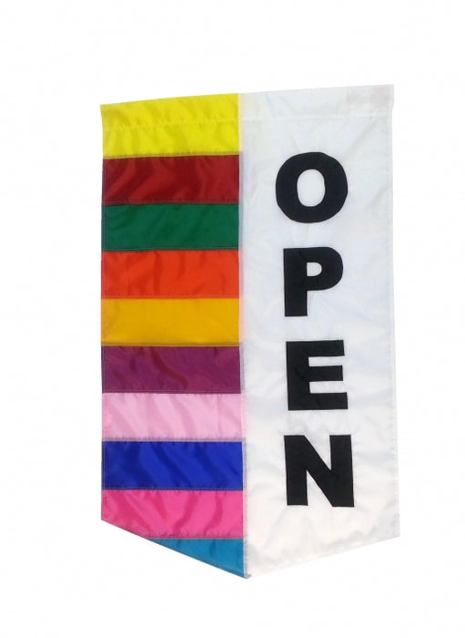 Custom Open Flag - Custom Sale Flag - Pick Your Own Colors - Flagman ...