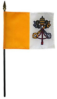 Miniature Papal Flag for sale