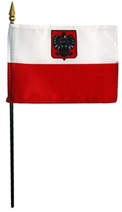 Mini Poland with Eagle Flag for sale