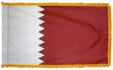 Qatar indoor flag for sale