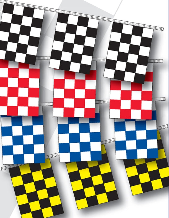 Checkered Rectangle Strings — Flagman of America