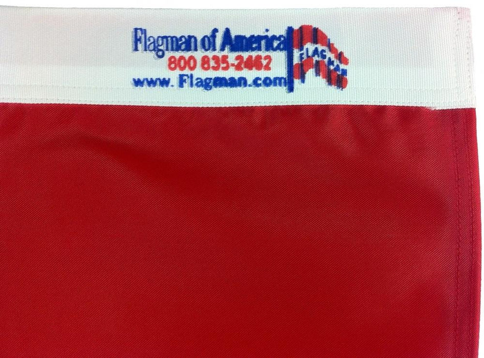 Solid Red Professional Race Flag | TrackFlag™ Red Racing Flag Made USA ...