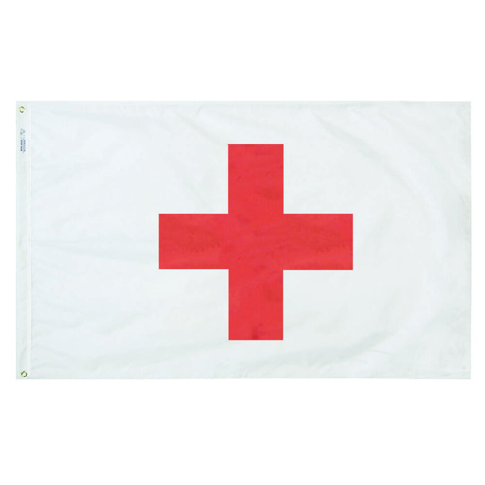 Red Cross Outdoor Flag 3'x5'