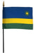 Mini Rwanda Flag for sale
