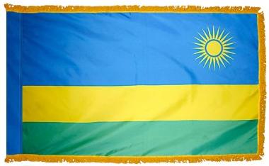 Rwanda Indoor Flag for sale