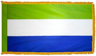 Sierra Leone Indoor Flag