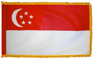 Singapore Indoor Flag for sale