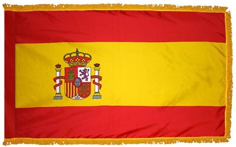 Spain Government Indoor Flag for sale