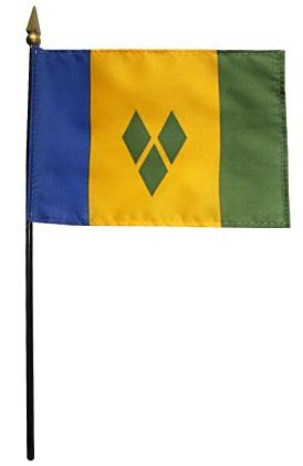 Mini St. Vincent & Grenadines Flag for sale
