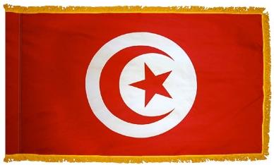 Tunisia Indoor Flag for sale