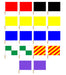Match Racing Umpire Flag Set | Umpire Flags | Umpire Flag Set
