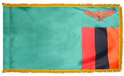 Zambia Indoor Flag for sale